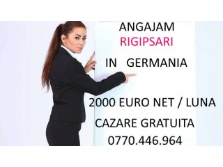 Angajam rigipsar in Germania-2000 euro net